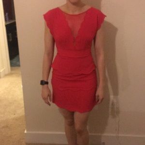 Urban Outfitters Scalloped mesh dress